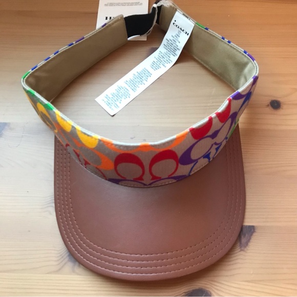 🌈 Coach Rainbow Signature Visor *Special Edition* - Picture 5 of 13